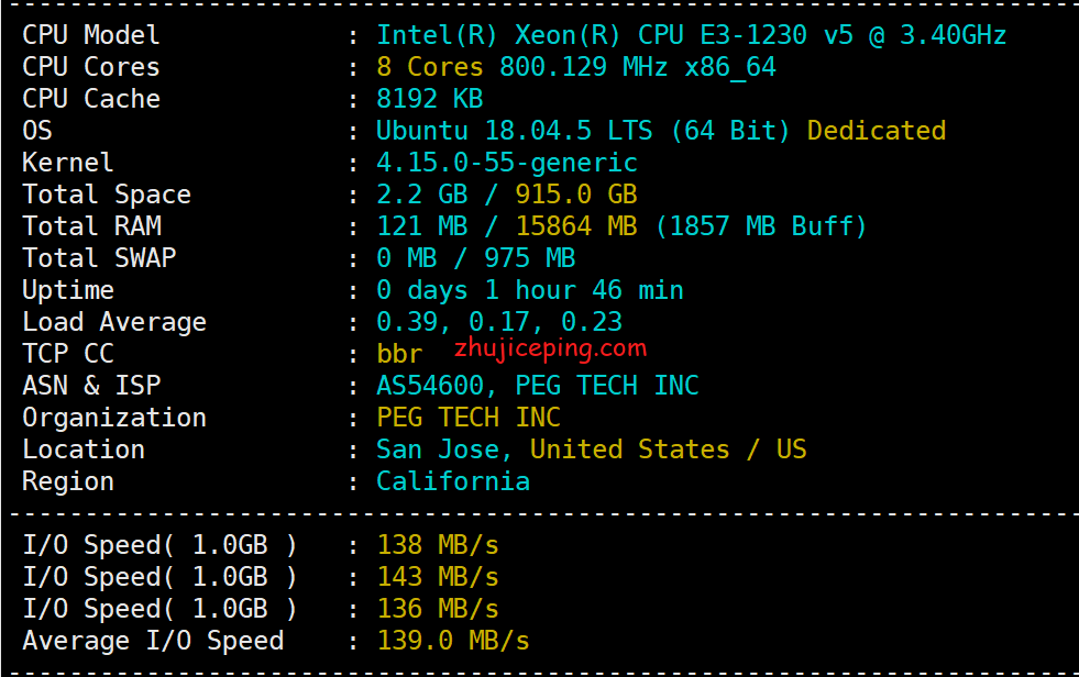 raksmart:圣何塞30Mbps精品网线路独立服务器简单测评-好主机测评网