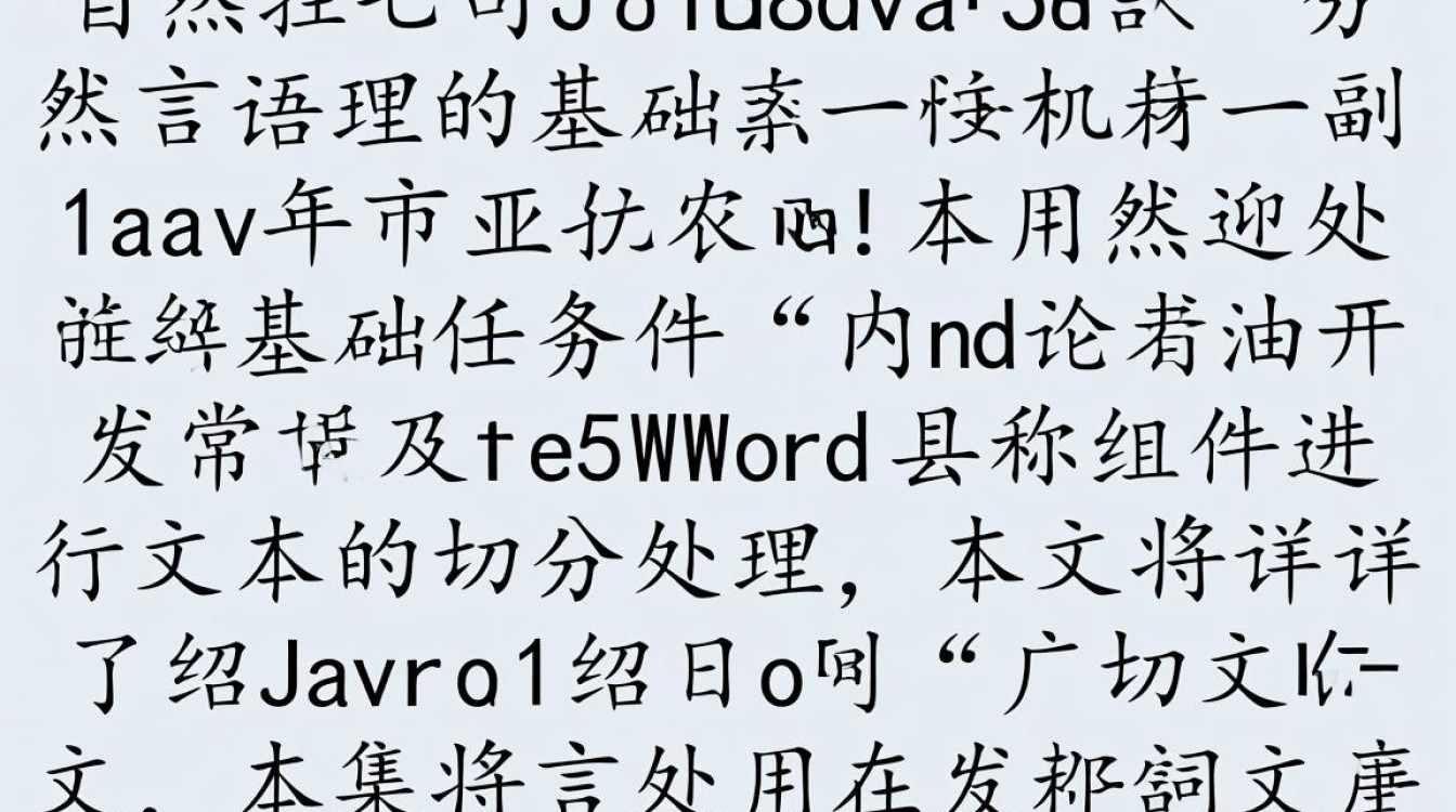 Java中文分词组件Word如何正确使用？