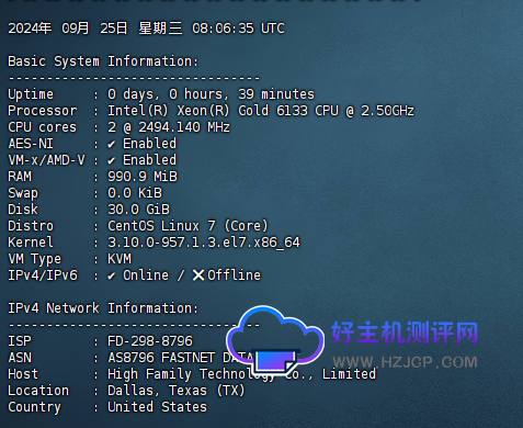 莱卡云:便宜美国服务器 9929线路测试