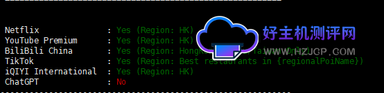 好主机测评:莱卡云香港BGP云服务器测评数据