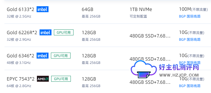 美国大带宽不限流量服务器租用推荐
