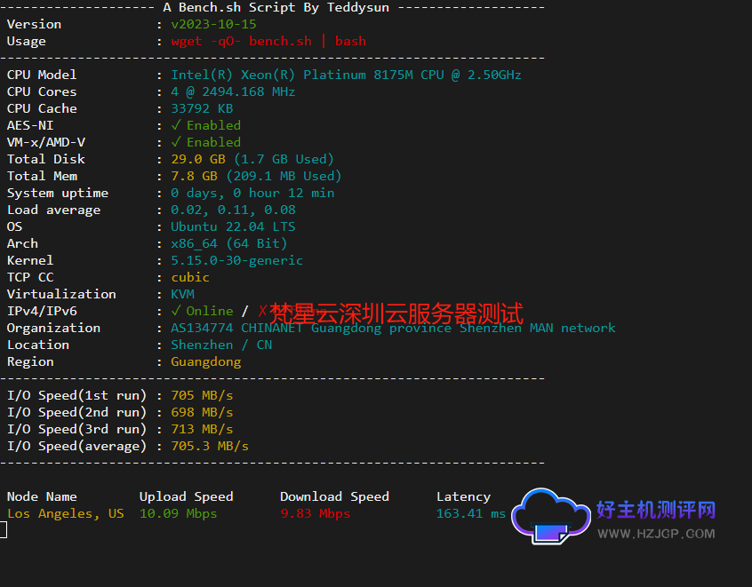 梵星云:深圳服务器上新特惠