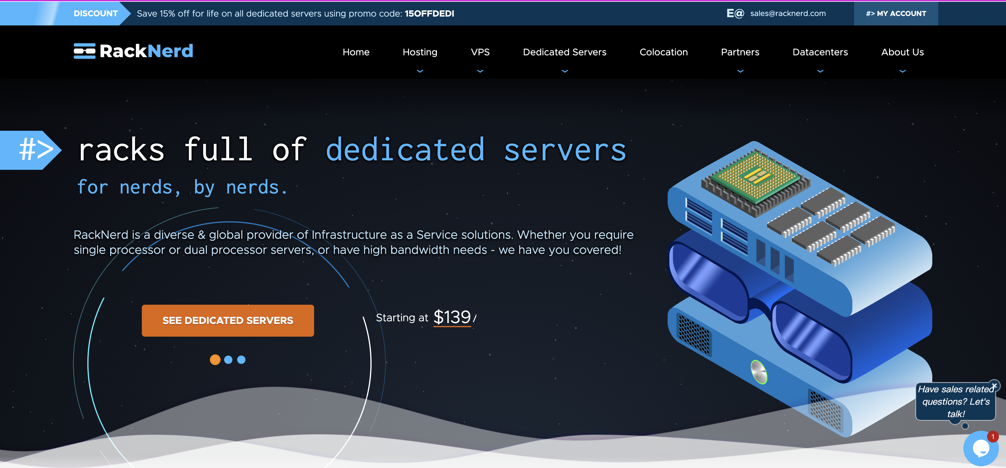 RackNerd:美国KVM VPS促销 1核/1G内存/20G SSD/2T流量/1Gbps 低至$10.96/年 美国七大机房可选 支持自主更换IP-好主机测评网